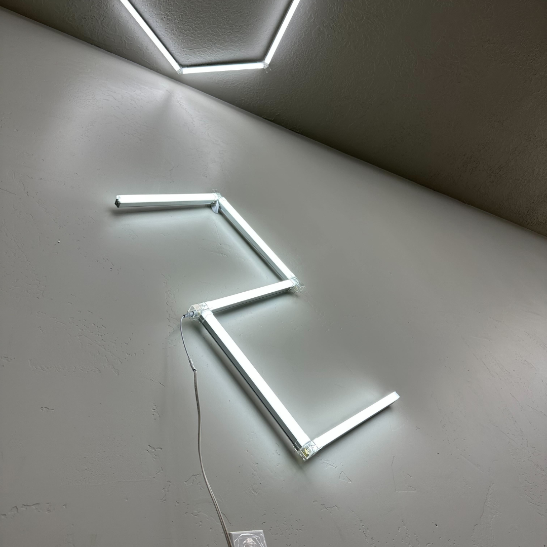 Number 2 LED Light Kit, Borderless, Number Series, Super Bright Daylight White 6500K, TRON-LED-LIGHT-KIT-NUMBER-2