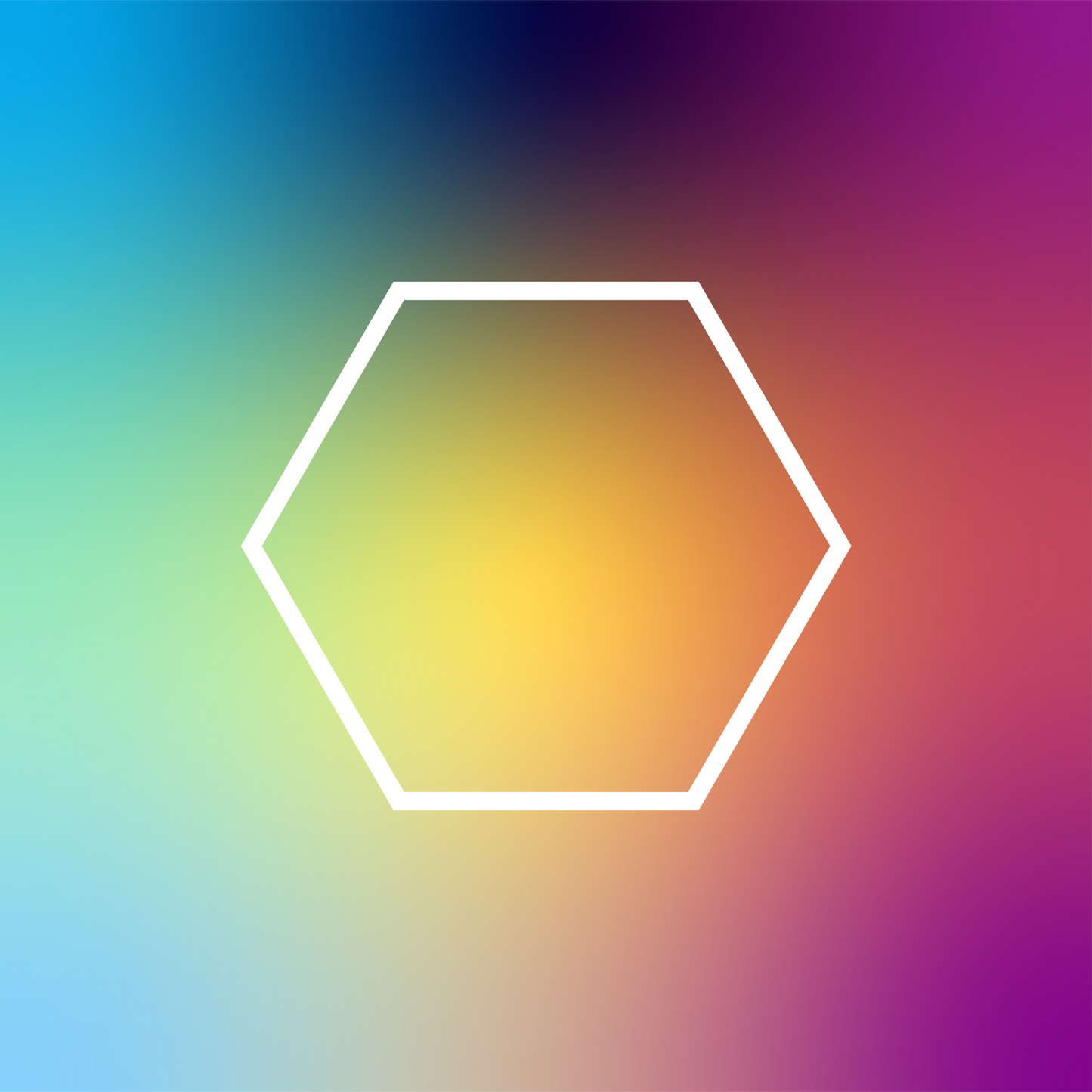 1x (One) Hexagon Honeycomb LED Light Kit, Super Bright Daylight White 6500K, TRON-HEX-LIGHT-KIT-1S