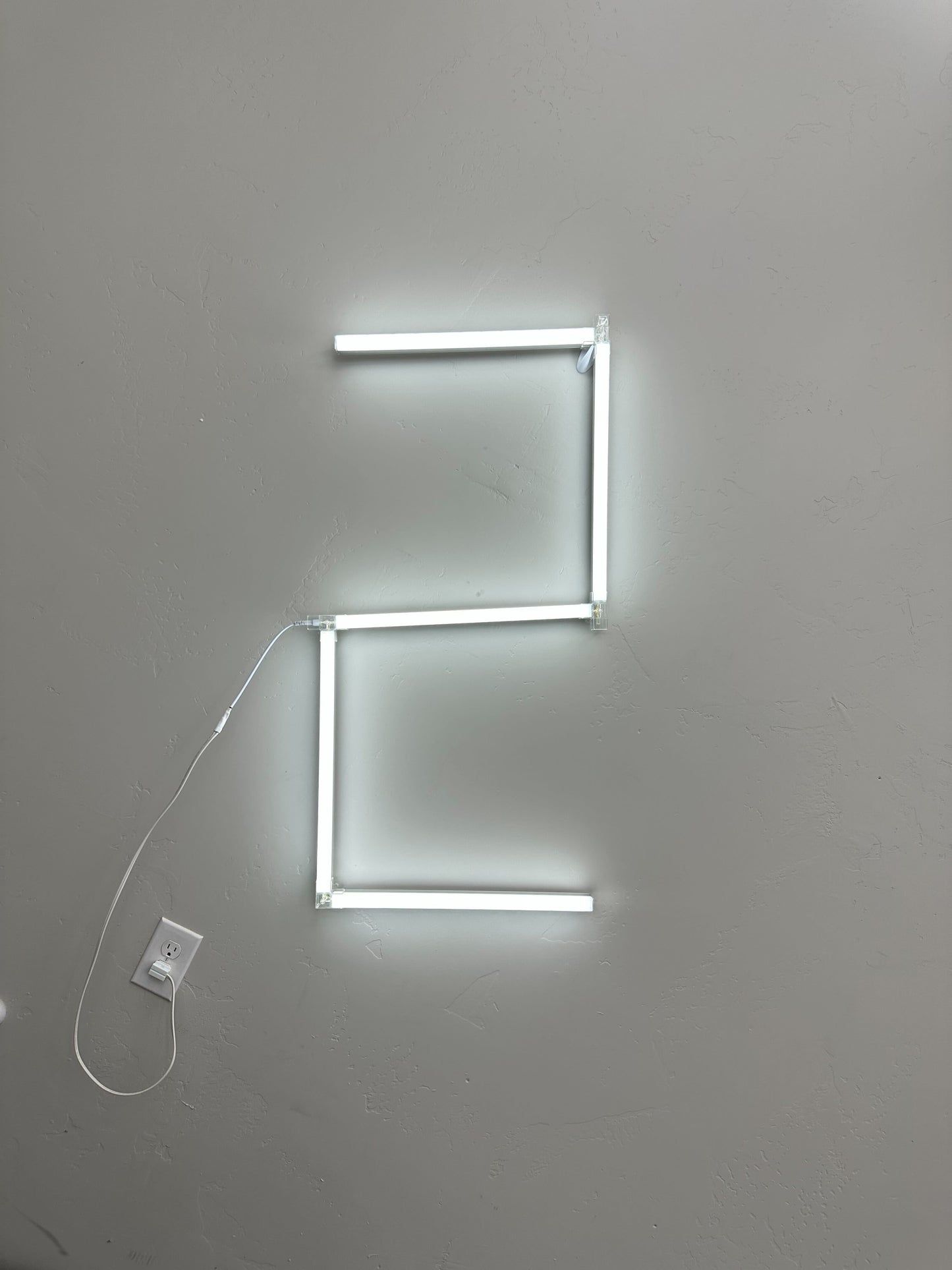 Number 2 LED Light Kit, Borderless, Number Series, Super Bright Daylight White 6500K, TRON-LED-LIGHT-KIT-NUMBER-2