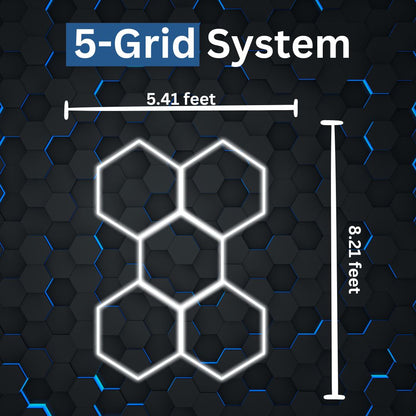 Premium Hexagon LED Lighting Grids