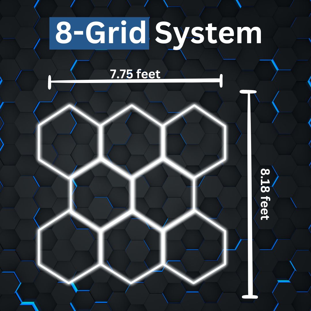 Premium Hexagon LED Lighting Grids